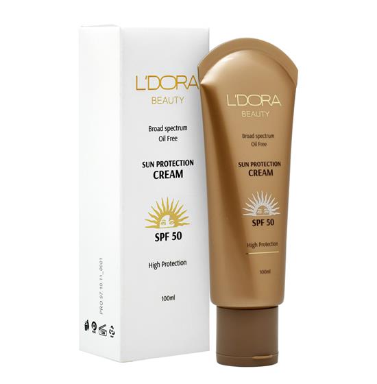 کرم ضدآفتاب بدون رنگ و فاقد چربی SPF50 لدورا