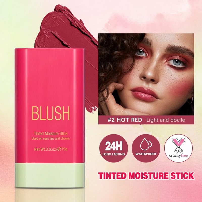 رژگونه استیکی ROMANTIC MATTE کد Hot Red