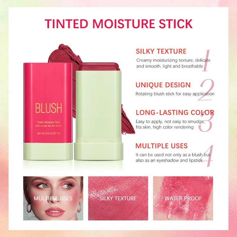 رژگونه استیکی ROMANTIC MATTE کد Hot Red